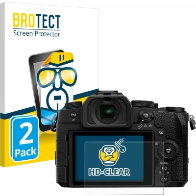 Afbeelding van BROTECT Screenprotector voor Panasonic Lumix DC G91 Folie Beschermfolie transparant (2 Stuks)