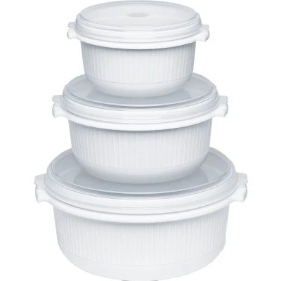 Afbeelding van Emsa Micro family microset 3 boîtes alimentaire 0,5 l / 1,0 1,5 l. blanc 459061200