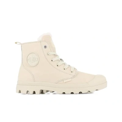 Afbeelding van Palladium Pampa Hi Zip Wool Sneakers voor dames, Beige, 36 EU
