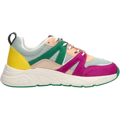 Afbeelding van SUB55 Sneakers laag, Dames, Maat: 37, Fuchsia Kunststof