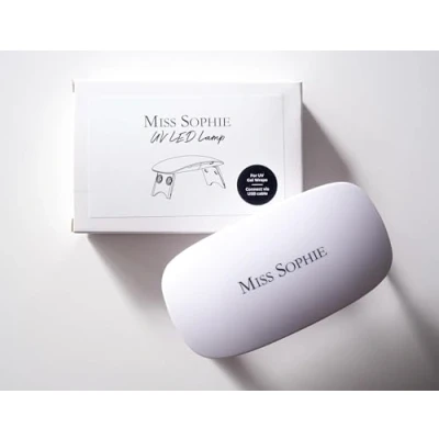 Afbeelding van Miss Sophie uv led nagellamp voor gelnagellak, draagbare nageldroger met USB kabel, timer 60 s/120 s, ideaal thuis, nagelstudio en reizen