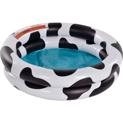 Afbeelding van Swim Essentials Babyzwembadje Opblaasbaar Zwembad Baby Koeienprint Ø 60 cm