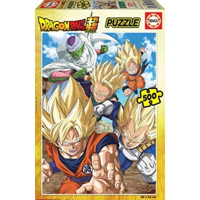 Afbeelding van Educa 500 stukjes puzzel voor volwassenen Dragon Ball Super, en kinderen vanaf 11 jaar, anime, (18216)