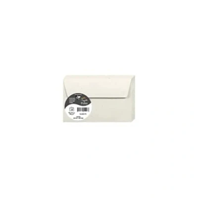 Image de Paquet de 20 Enveloppes Pollen by Clairefontaine Natura 90 x 140 mm Beige