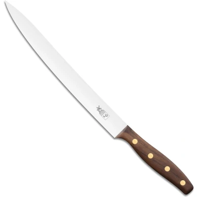 Afbeelding van Robert Herder K6 Vleesmes Fileermes RVS Spits Lemmet 23 cm Heft Walnoothout