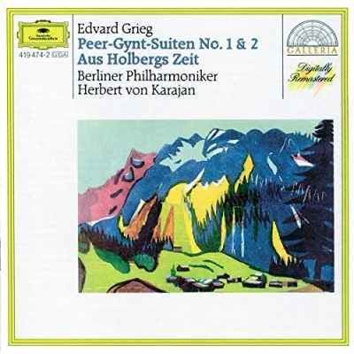 Afbeelding van Berliner Philharmoniker, Herbert Von Karajan Grieg: Peer Gynt Suiteb No.1 &amp; 2 Aus Holbergs Zeit (CD) (Fragmenten)