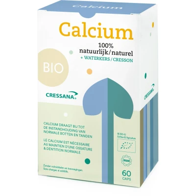 Afbeelding van Cressana Calcium rode alg extract BIO 60 vegan capsules