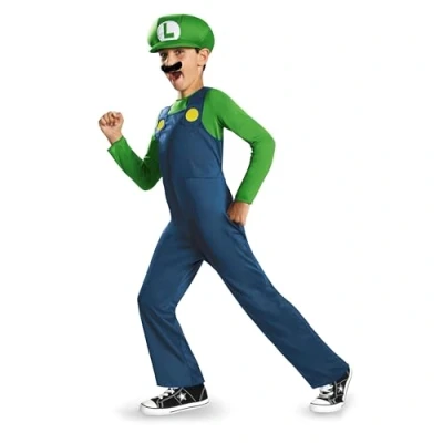 Afbeelding van Verkleedkostuum Luigi voor kinderen Verkleedkleding 116/122