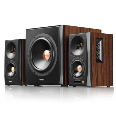 Image de Enceinte connectée Hi Fi Edifier S360DB ensemble 2.1 Bois