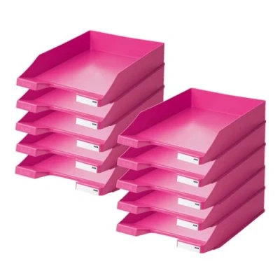 Afbeelding van Han Ha 1027 X 56 Brievenbak A4 Standaard Plastic Trend Colour Roze