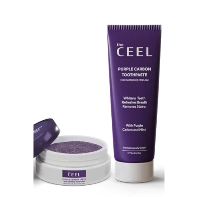 Afbeelding van Actieve Paarse kool whitening tandenbleekset tandpasta en tandpoeder voor witte Tanden Charcoal bleken