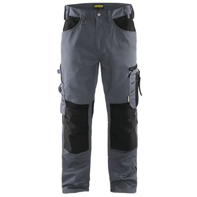 Image de Pantalon artisan sans poche flottante gris/noir