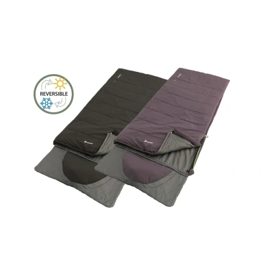 Afbeelding van Outwell Contour Slaapzak Black Rits Rechts