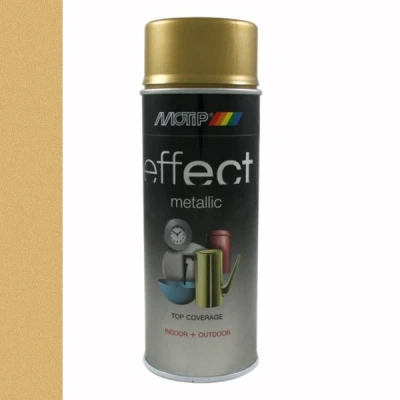 Afbeelding van Motip Deco Effect Metallic Goud Briljant 400 ml