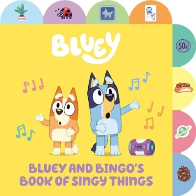 Afbeelding van Bluey and Bingo&#039;s Book of Singy Things