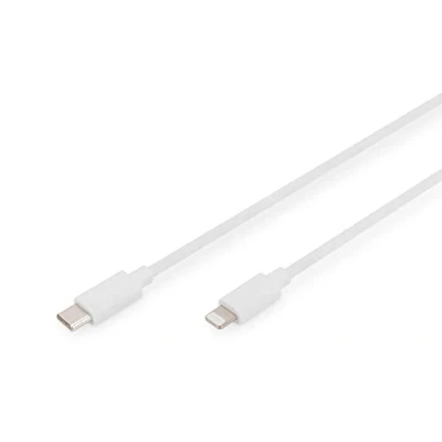 Afbeelding van Digitus Mobiele telefoon, Apple iPad/iPhone/iPod, Laptop Laadkabel [1x 1x Lightning] 2 m