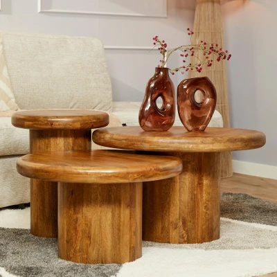 Afbeelding van Salontafel Maya set van 3