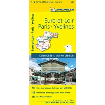 Afbeelding van Eure et loir / paris 11311 carte &#039; local ( France ) michelin kaart