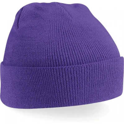 Afbeelding van Beechfield Muts Original met omslag B45 purple