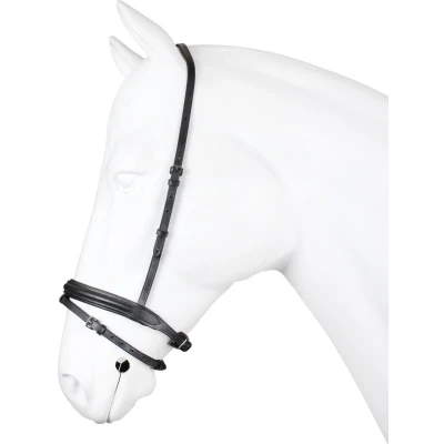 Afbeelding van Horka Neusriem Gecombineerd Zwart/zilver Cob