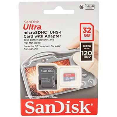 Afbeelding van Sandisk Micro Sd 32gb + Adapter Gemengd