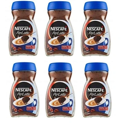 Image de NESCAFE Lot de 6 cafés instantanés pour lait soluble 100 g