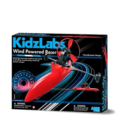 Afbeelding van 4m Racer Kidzlabs Wind Aangedreven Junior Rood 38 delig