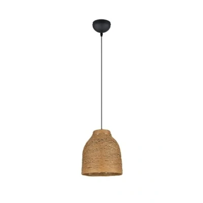 Afbeelding van REALITY JOELINE Hanglamp Zwart mat excl. 1x E27 4 W Plafondbevestiging In hoogte verstelbaar Casalum