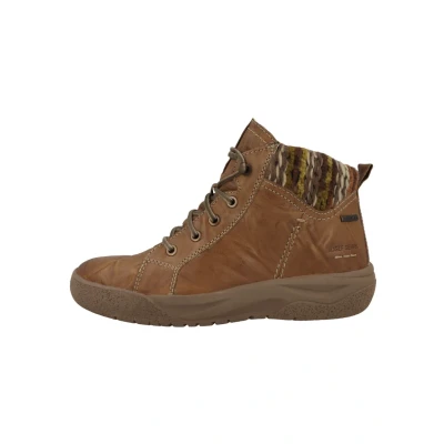 Afbeelding van Josef Seibel Veterboots Camel kombi, Dames, Maat: 39, kombi Leer