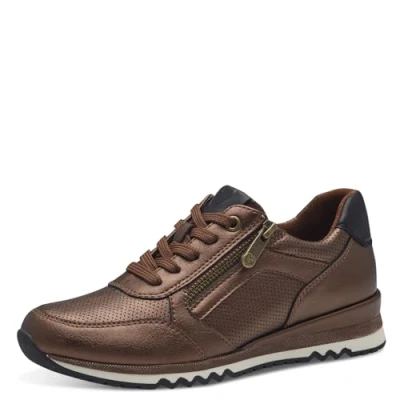 Afbeelding van MARCO TOZZI MT Vegan, Soft Lining removeable insole Dames Sneakers BRONCE Maat 41