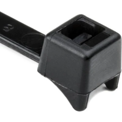 Afbeelding van HellermannTyton 112 52112 CTT60R PA66HS BK Kabelbinder 205 mm 4.70 Zwart Hittegestabiliseerd 100 stuk(s)