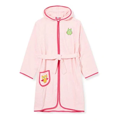 Afbeelding van Playshoes EULE Badjas voor kinderen, Maat: 98/104, Rosa