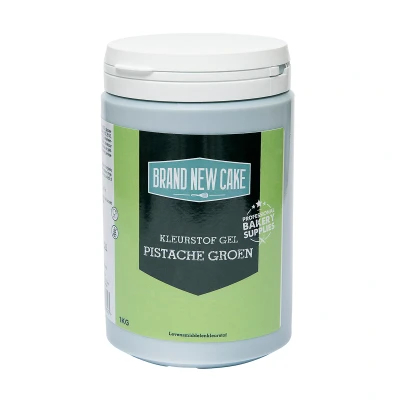 Afbeelding van BrandNewCake Kleurstof Gel Pistache Groen 1kg