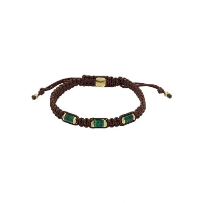 Afbeelding van FOSSIL Herenarmband van Roestvrij staal met schuifsluiting, staal, Geen edelsteen