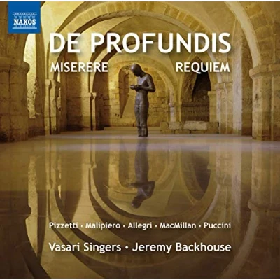 Afbeelding van Jeremy Vasari Singers Backhouse De Profundis ; Miserere Requiem (CD)