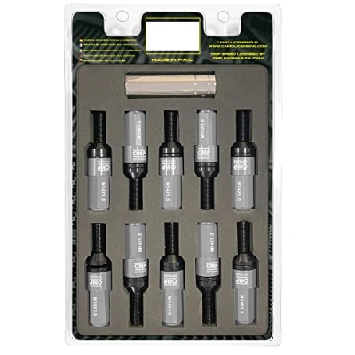 Afbeelding van OMP OMPS09981404 Wielbouten M14X1.5 28mm grijs 17/19 Aluminium