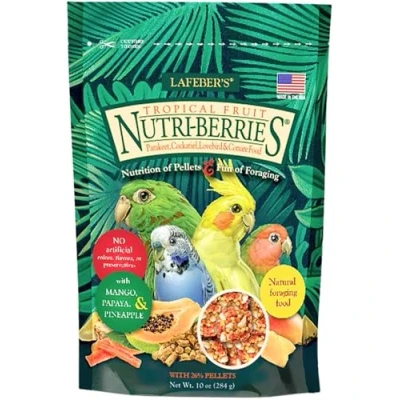 Afbeelding van Lafeber Tropical Fruit Nutri Berries Cockatiel Vogelvoer 284 g
