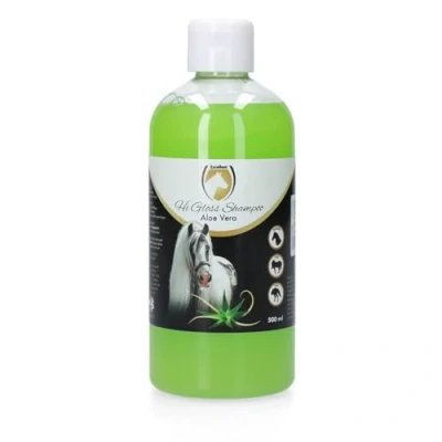 Afbeelding van Excellent Hi Gloss Shampoo Aloe Vera Helpt het paard bij een droge huid Geschikt voor paarden 500 ml