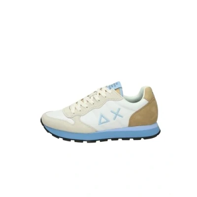 Afbeelding van SUN68 Z35108 Veterschoenen voor heren, van stof/suède, Wit., 45 EU
