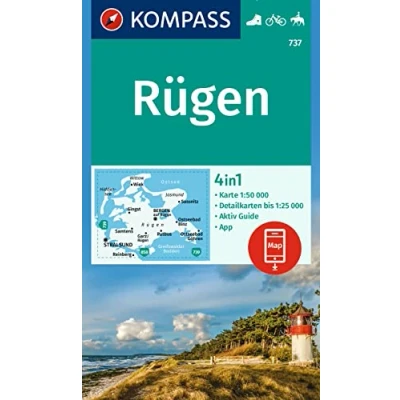 Afbeelding van KOMPASS Wanderkarte 737 Rügen 1:50.000