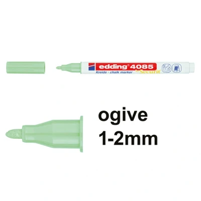 Image de Edding 4085 marqueur craie (1 2 mm ogive) vert pastel