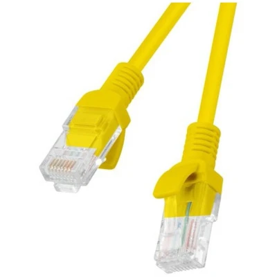 Afbeelding van Lanberg Patchkabel UTP cat.5e żółty (U/UTP, CAT5e, 1.50 m), Netwerkkabel