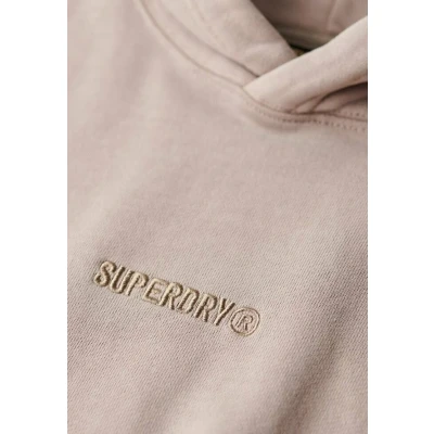 Afbeelding van Superdry Micro LOGO Hoodie, Heren, Maat: XXL, Deep beige slub