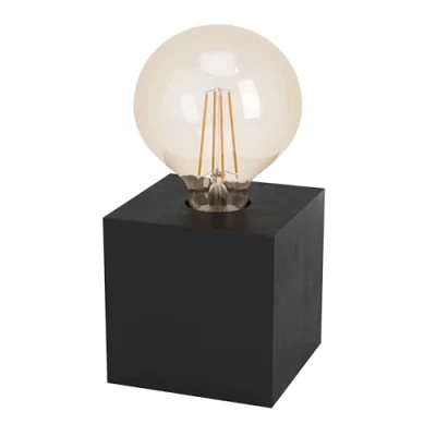 Afbeelding van EGLO Prestwick 2 Tafellamp E27 9,5 cm Zwart