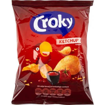 Afbeelding van Croky Ketchup 40 gram doos 20 zakjes