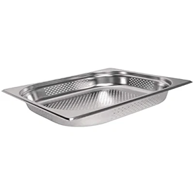 Afbeelding van Vogue geperforeerde RVS GN 1/2 bak 100mm