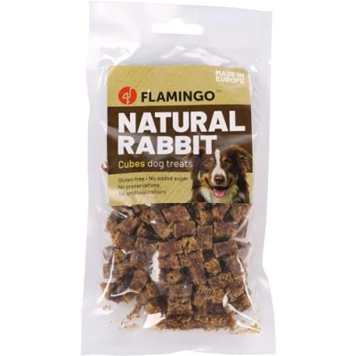 Afbeelding van Flamingo Nature Snack Honden Konijn Blokjes 80g 1st 139144