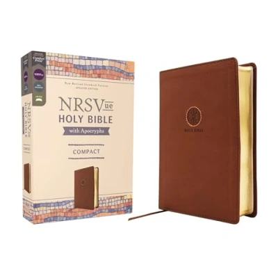 Afbeelding van Nrsvue, Holy Bible with Apocrypha, Compact, Leathersoft, Brown, Comfort Print