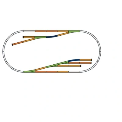 Afbeelding van H0 Piko A rails 55330 Uitbreidingsset Set D 1 set(s)