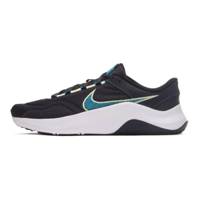 Afbeelding van Nike Legend Essential 3 Herensneakers, Antraciet Blue Lightning White Black, 45 EU, Black